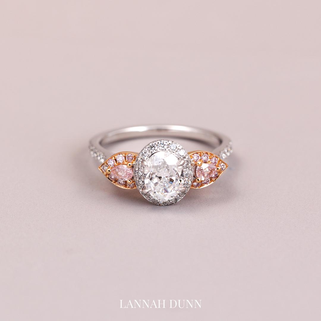 LD Ballerina pink diamond ring
