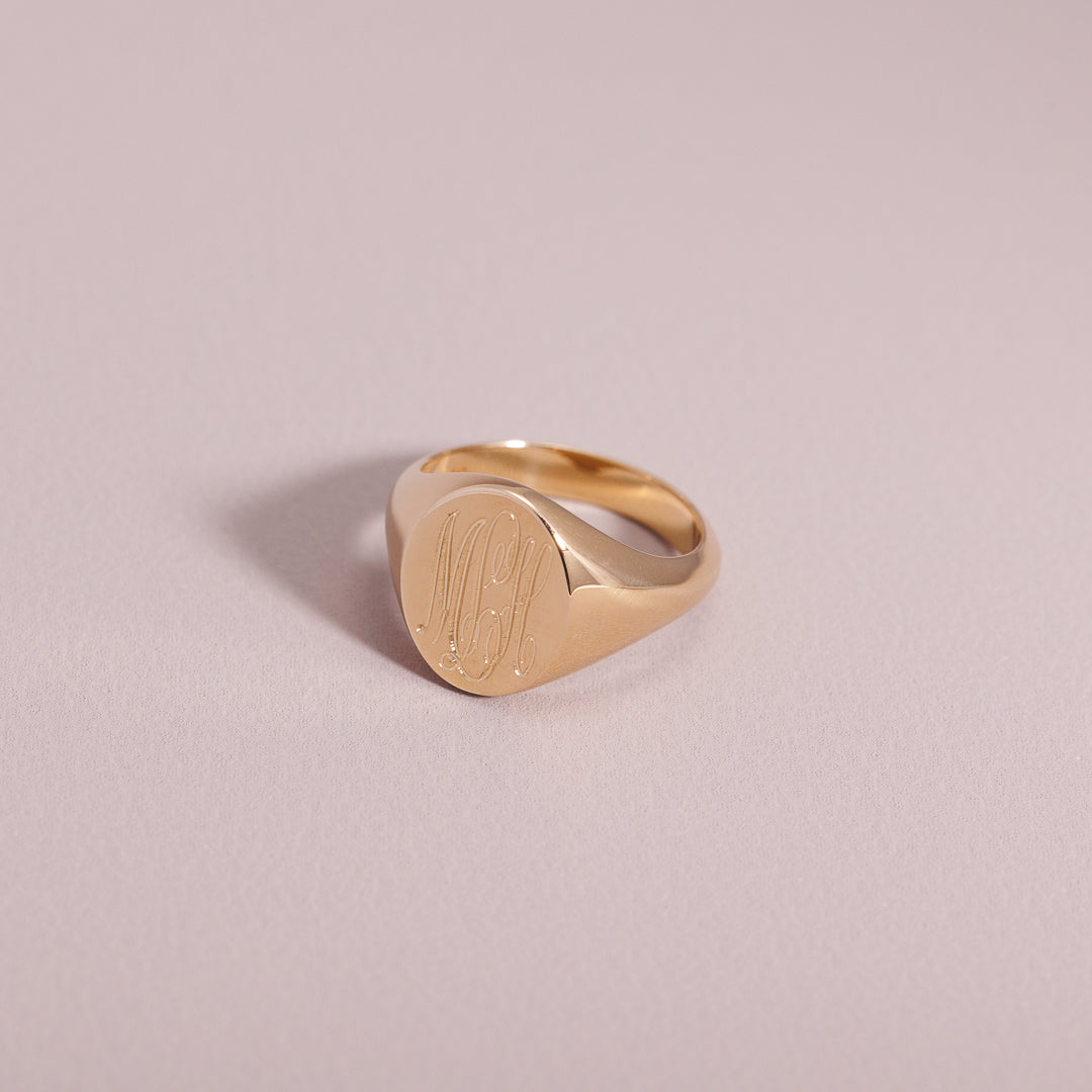 Signature LD Women’s Nouveau Grandi Monogram Ring
