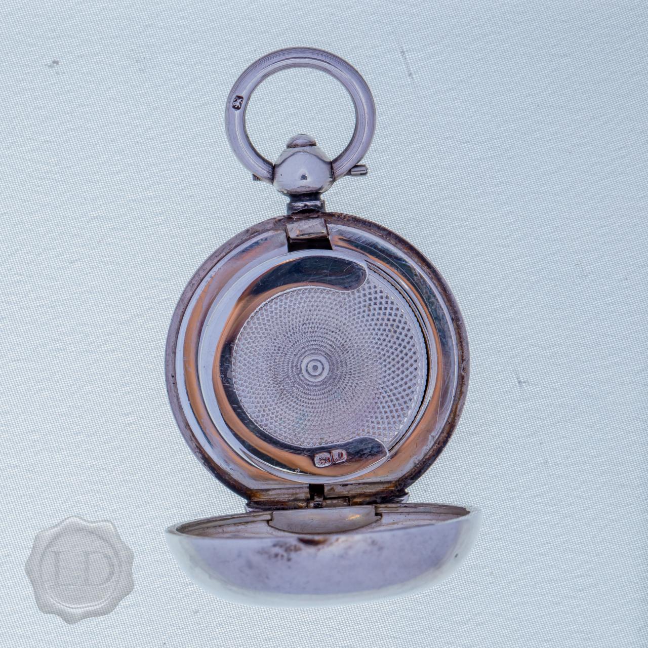Antique silver sovereign case