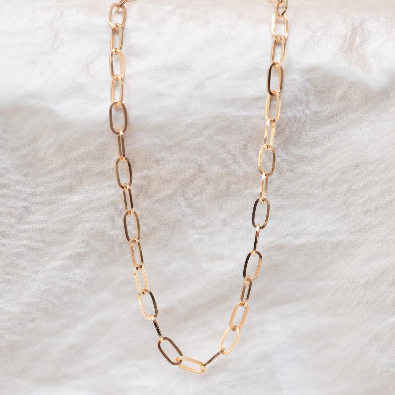 Fancy moderne gold 45cm necklace
