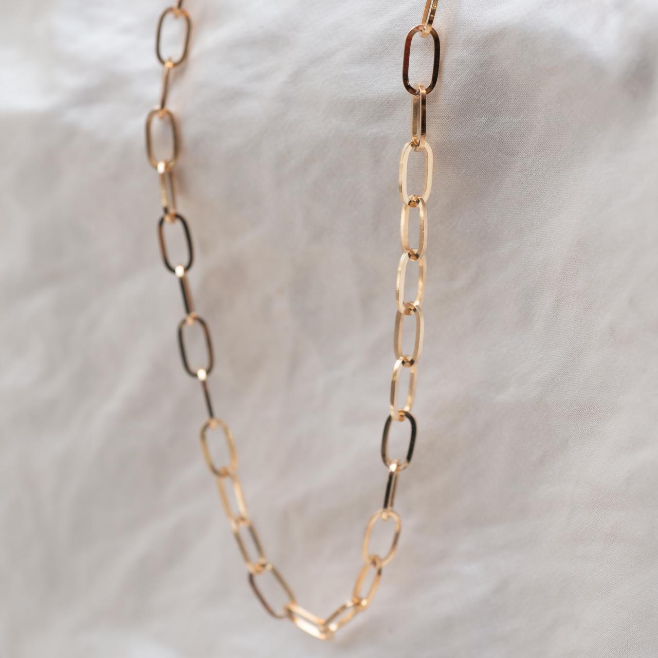 Fancy moderne gold 45cm necklace