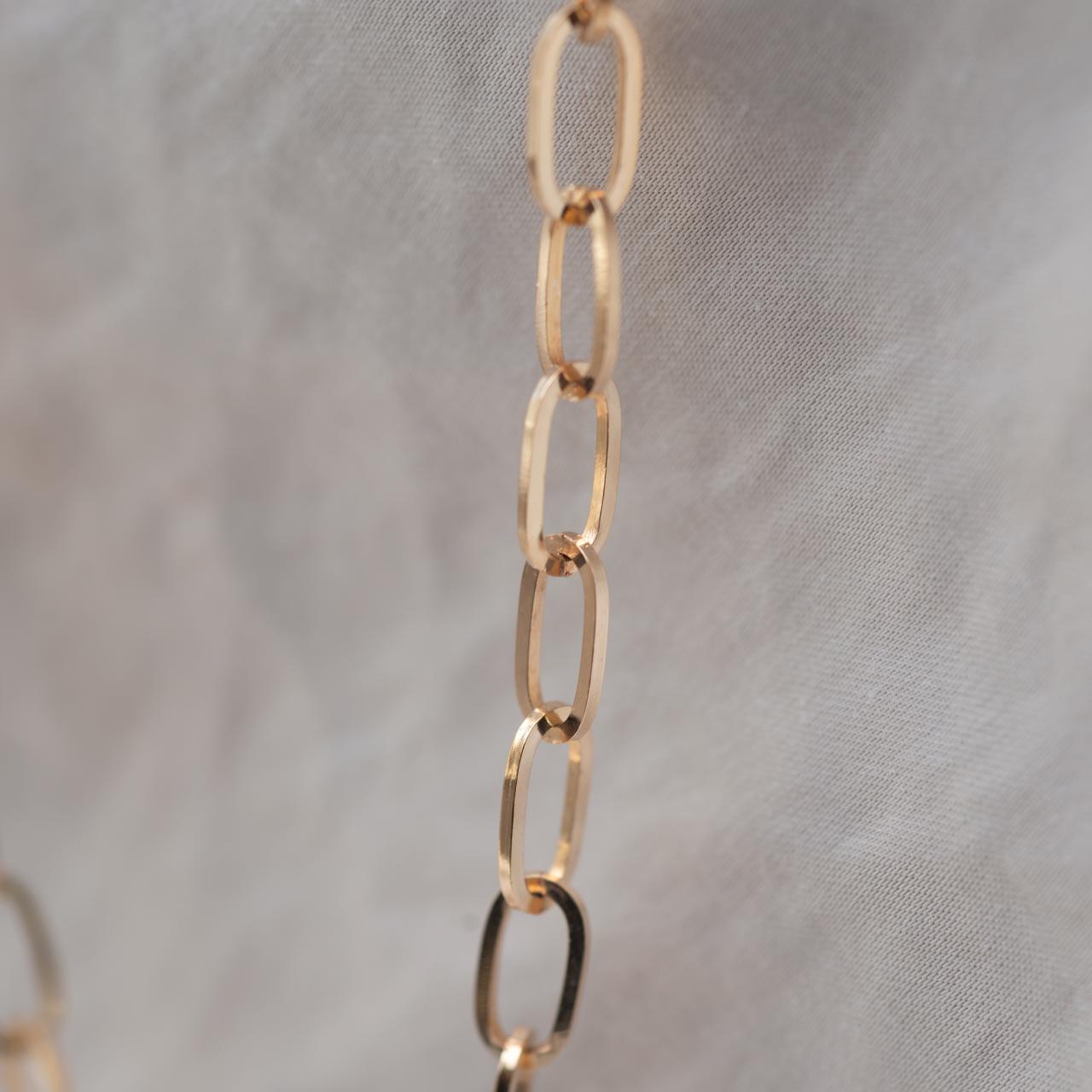 Fancy moderne gold 45cm necklace