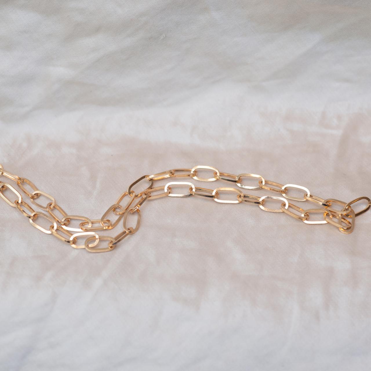 Fancy moderne gold 45cm necklace