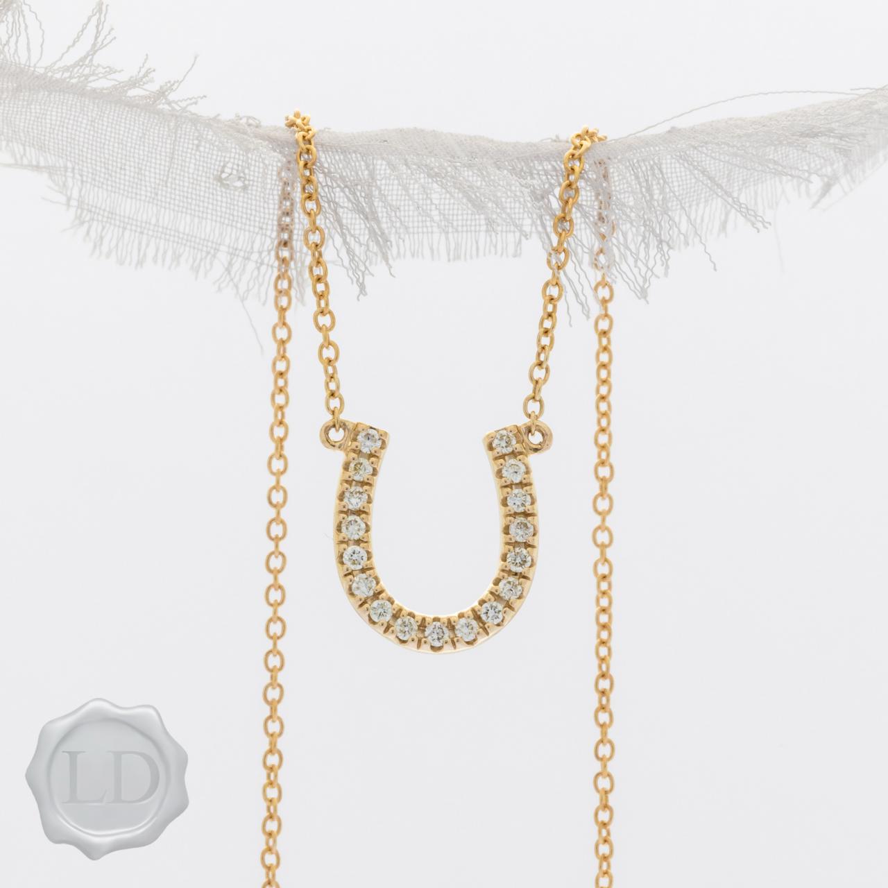 LD Mini Horseshoe, Yellow Gold
