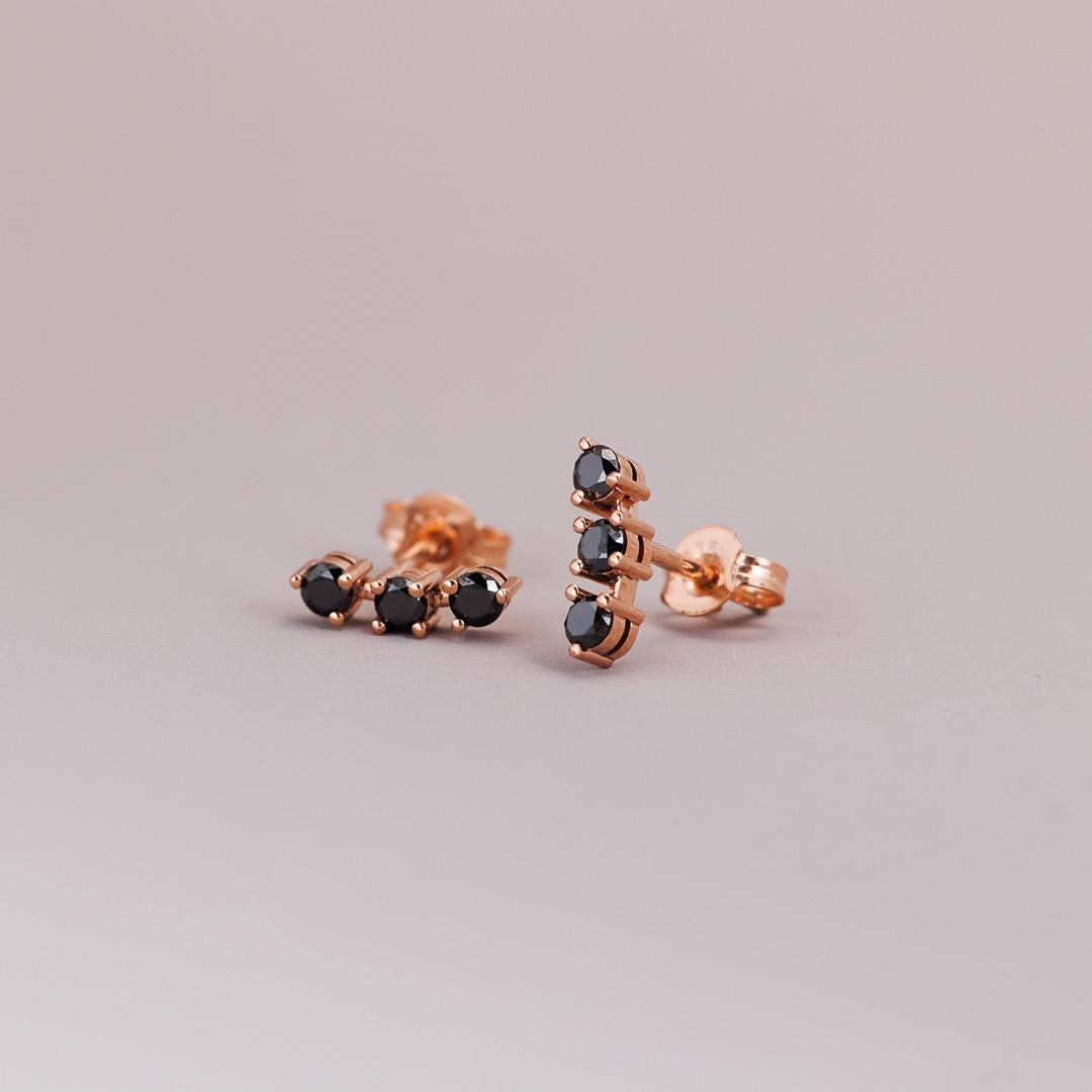 Black Diamond Trio Studs