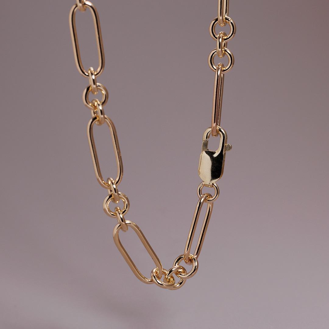 LD Stirrup 3 necklace, 43cm