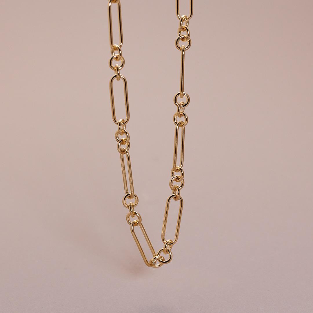 LD Stirrup 3 necklace, 43cm