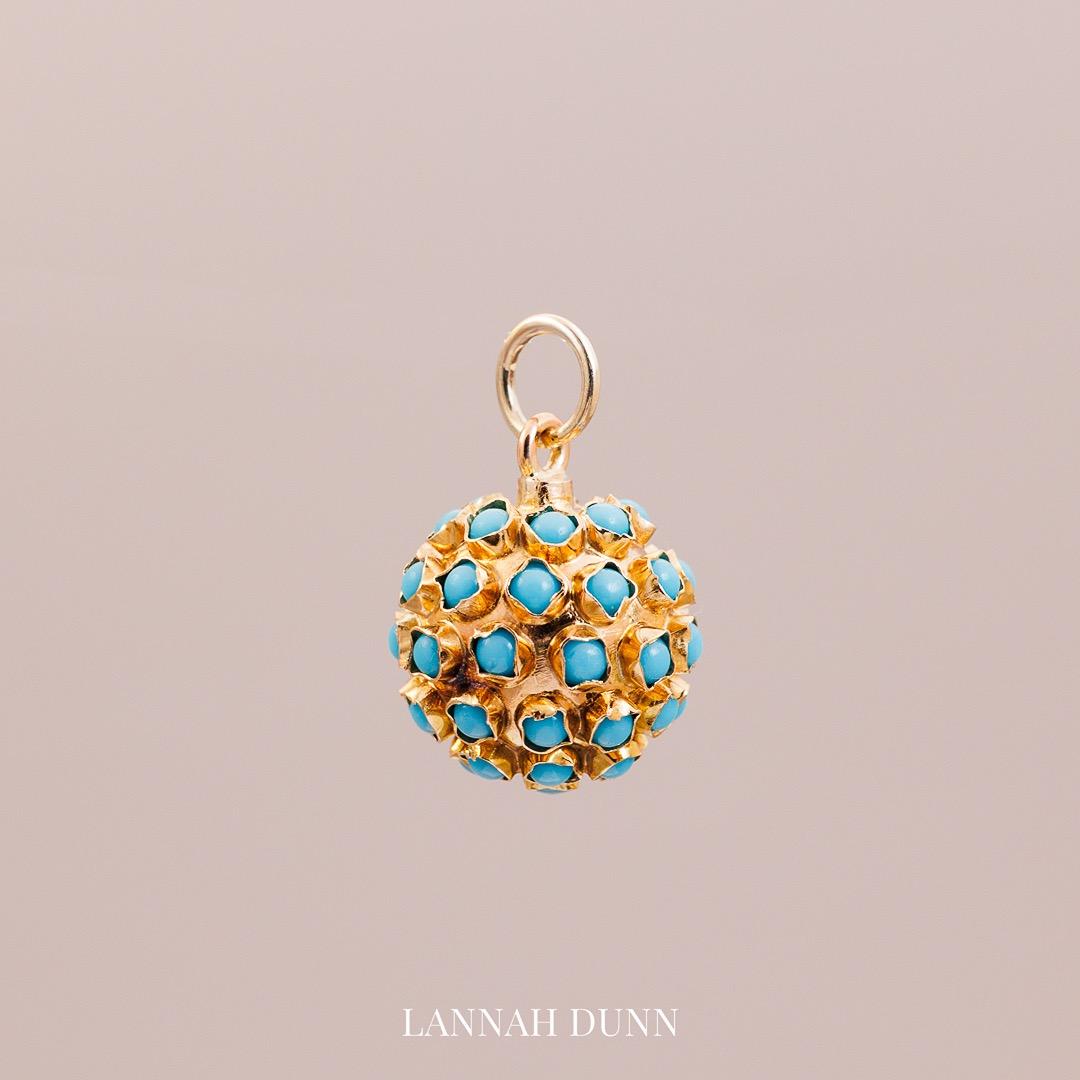 High carat turquoise ball