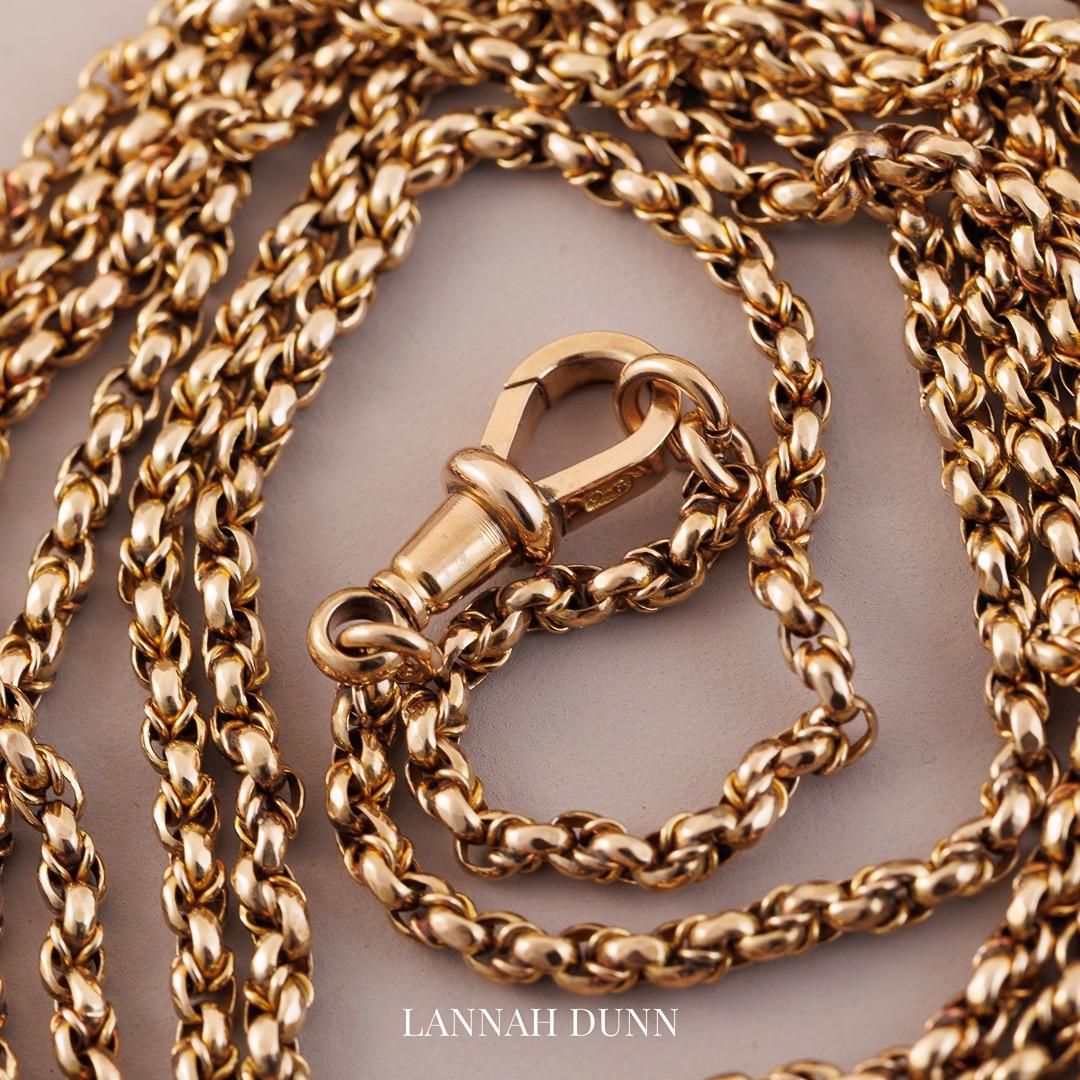 Fancy link long guard chain