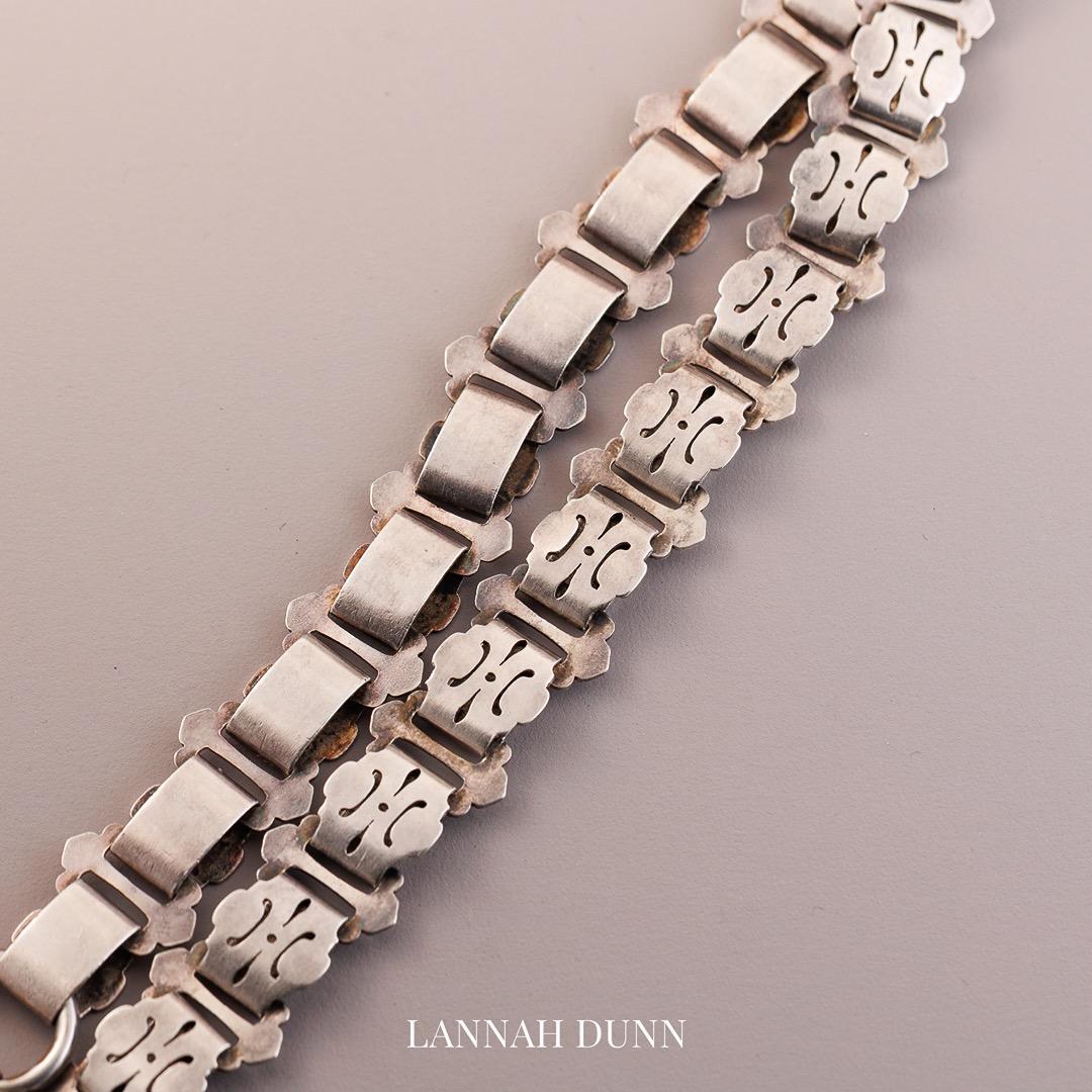 Antique Silver collar chain