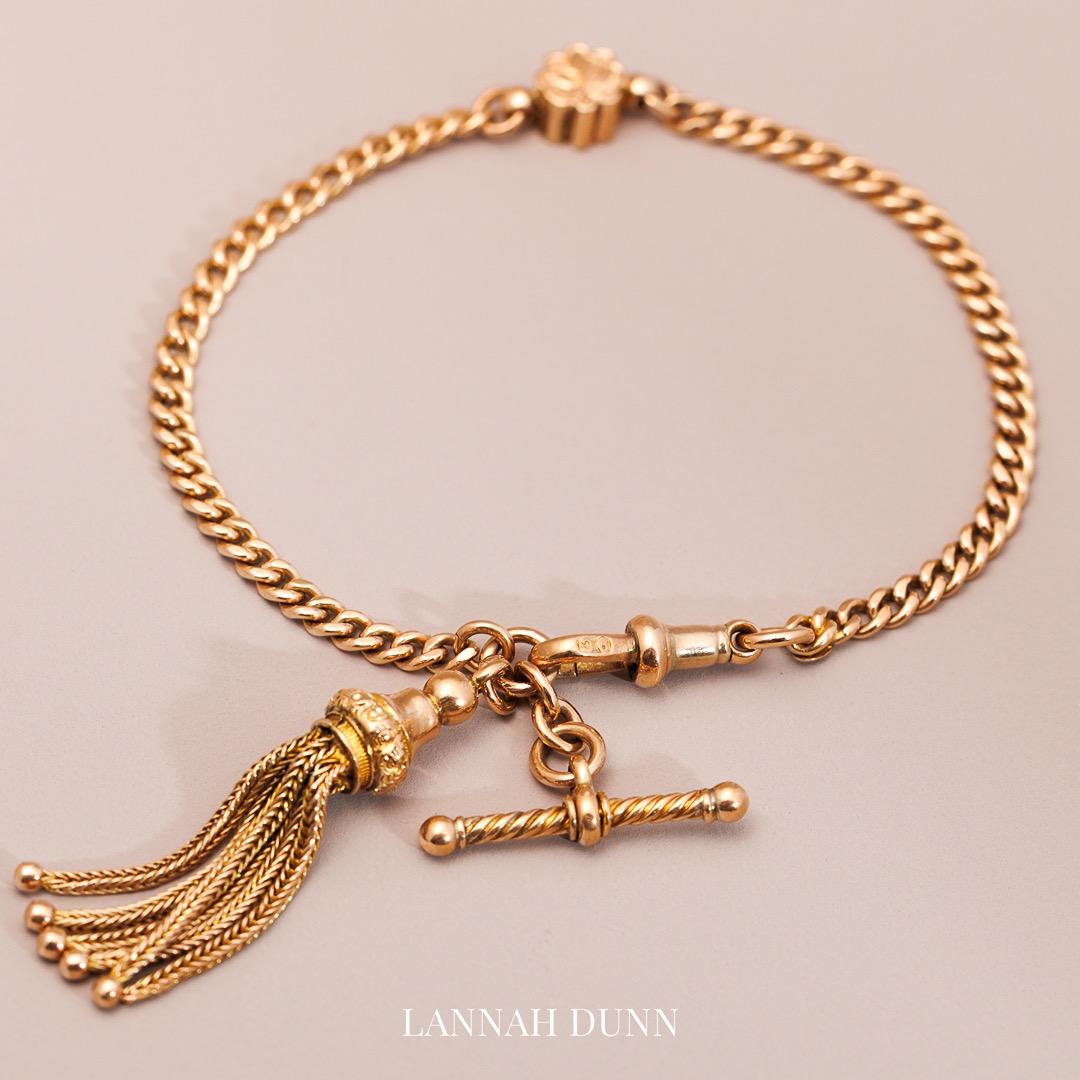 Antique original tassel bracelet