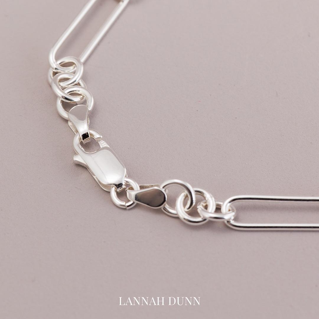 Sterling silver LD Stirrup 2 bracelet
