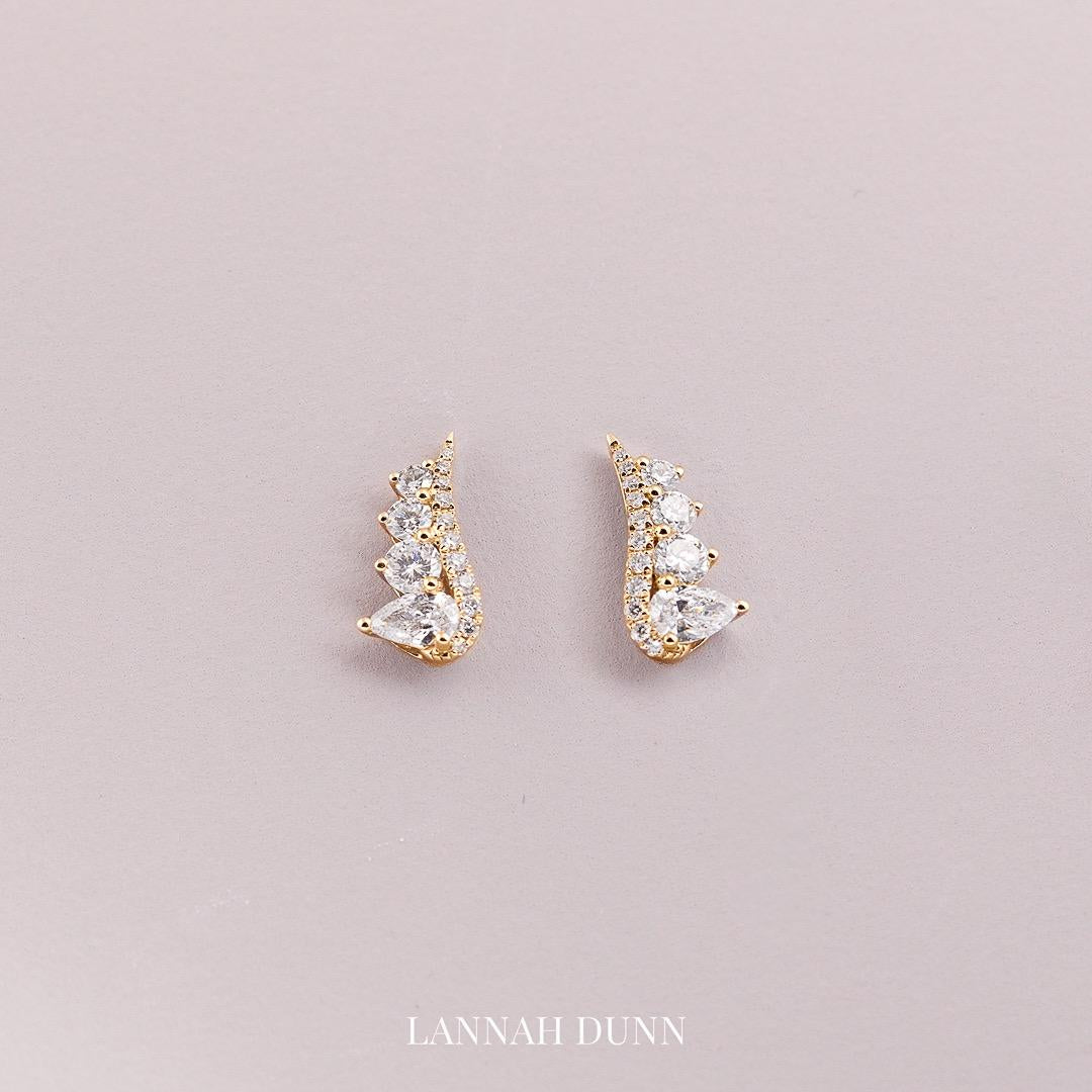 LD Diamond Wings Studs