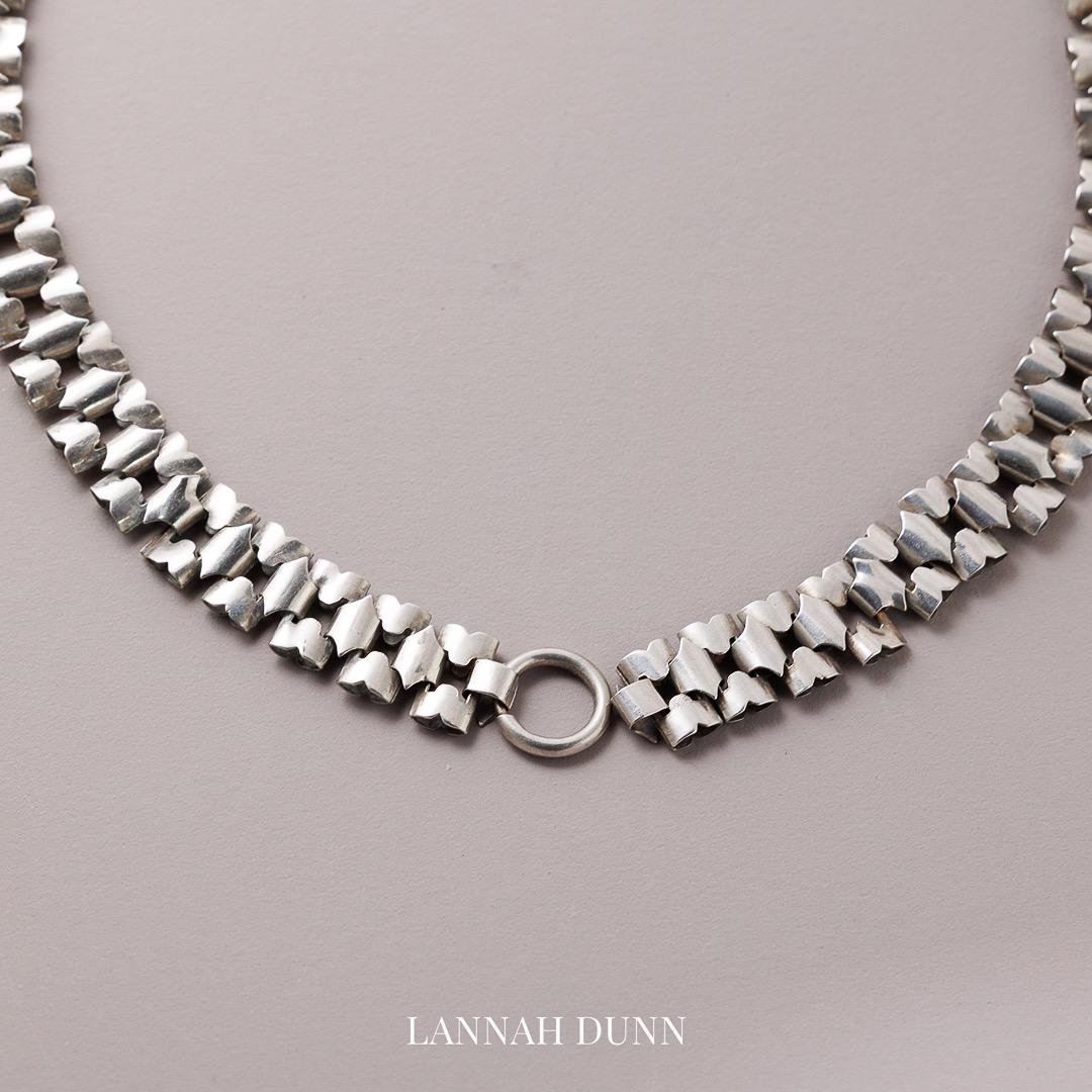 Antique Silver Collar