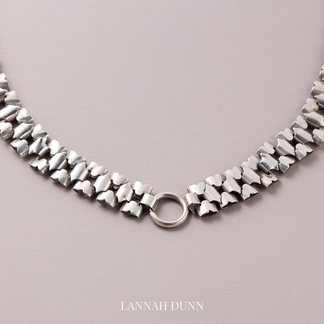 Antique Silver Collar