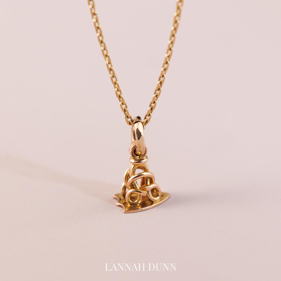 Antique Shield seal charm