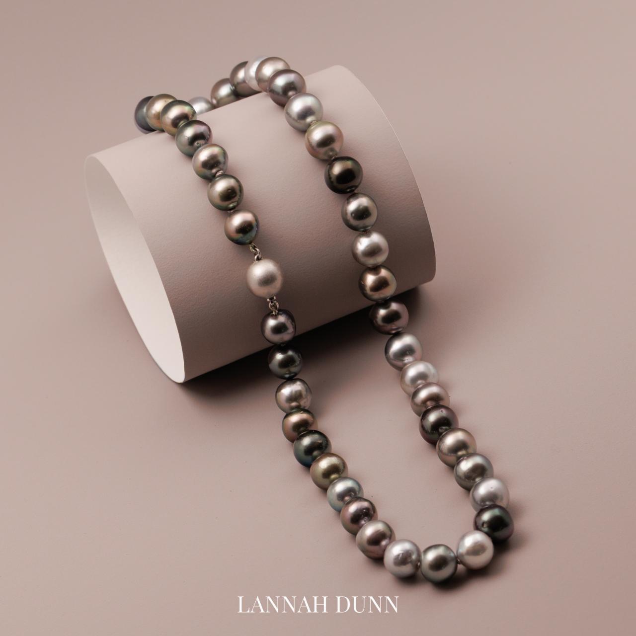 Tahitian pearl strand necklace