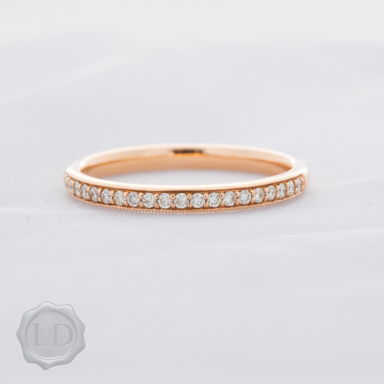 LD Fine diamond set wedding band