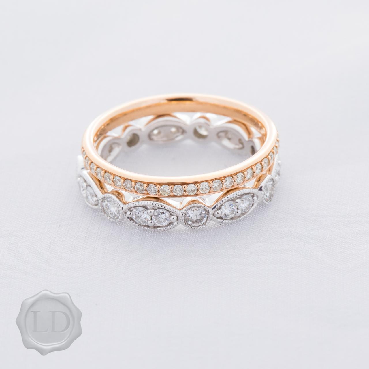 LD Fine diamond set wedding band