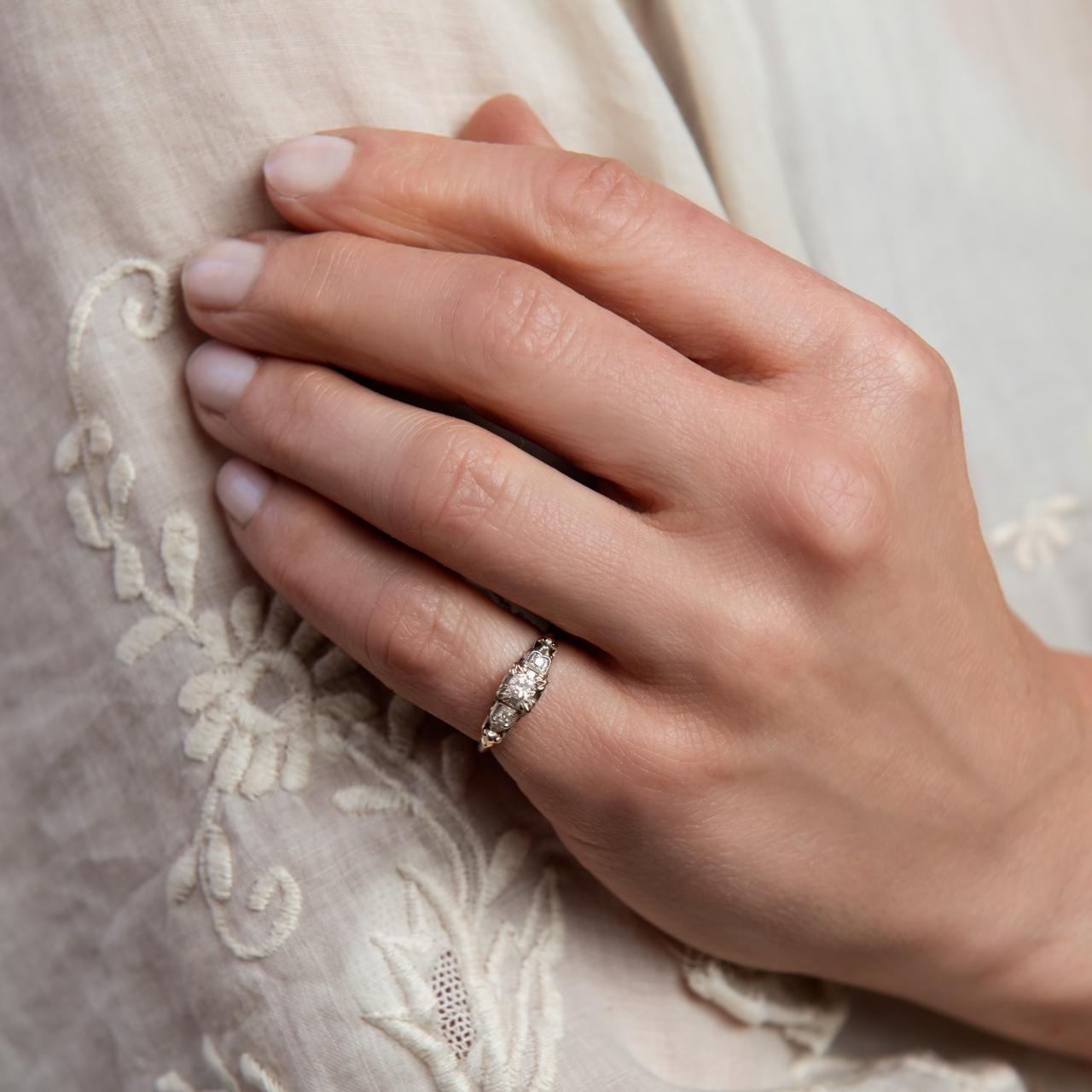 Vintage diamond engagement ring