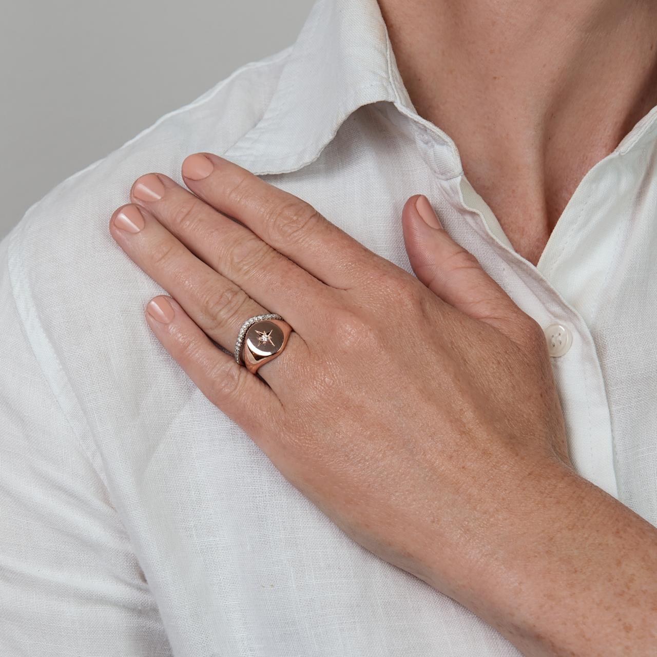 LD Signature Star Monogram Ring