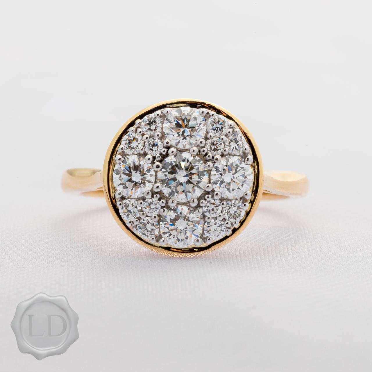 Bridie Ring, Platinum & 18ct yellow