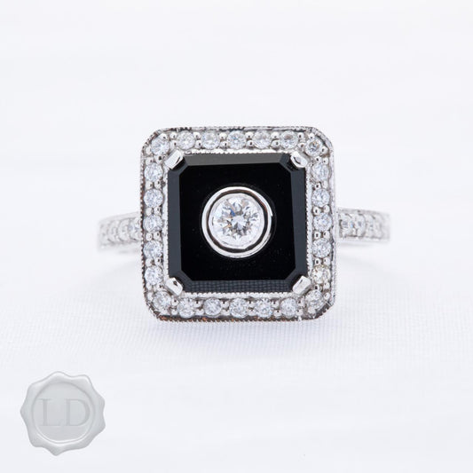 Grandi onyx & Diamond Ring Grandi onyx & Diamond Ring