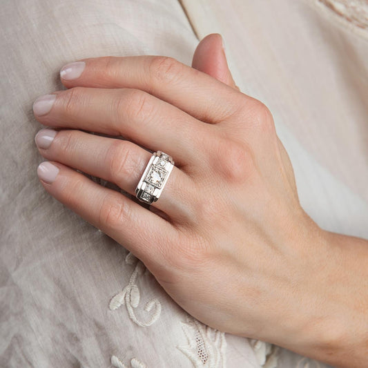 French Art Deco Diamond ring French Art Deco Diamond ring