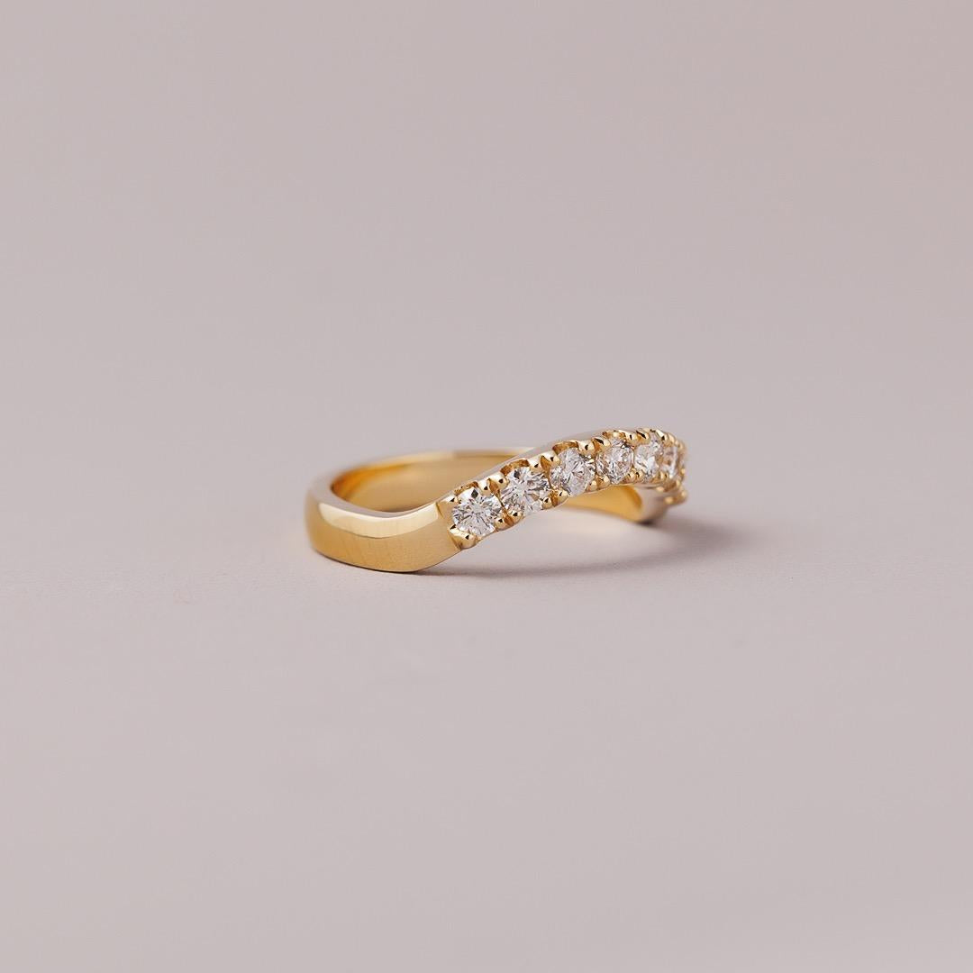 LD CLASSIC 2.0 DIAMOND HUGGIE, 9CT YELLOW