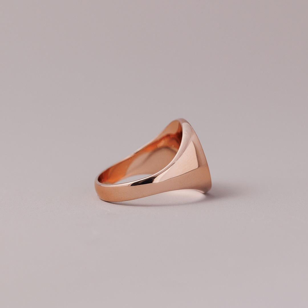 LD Classic Monogram ring in rose gold