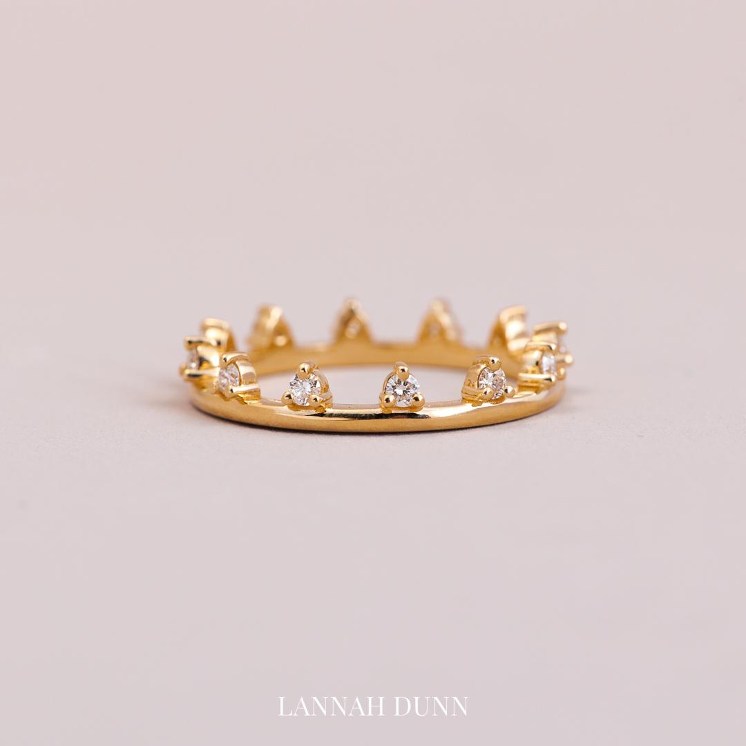 LD Diamond Crown Ring