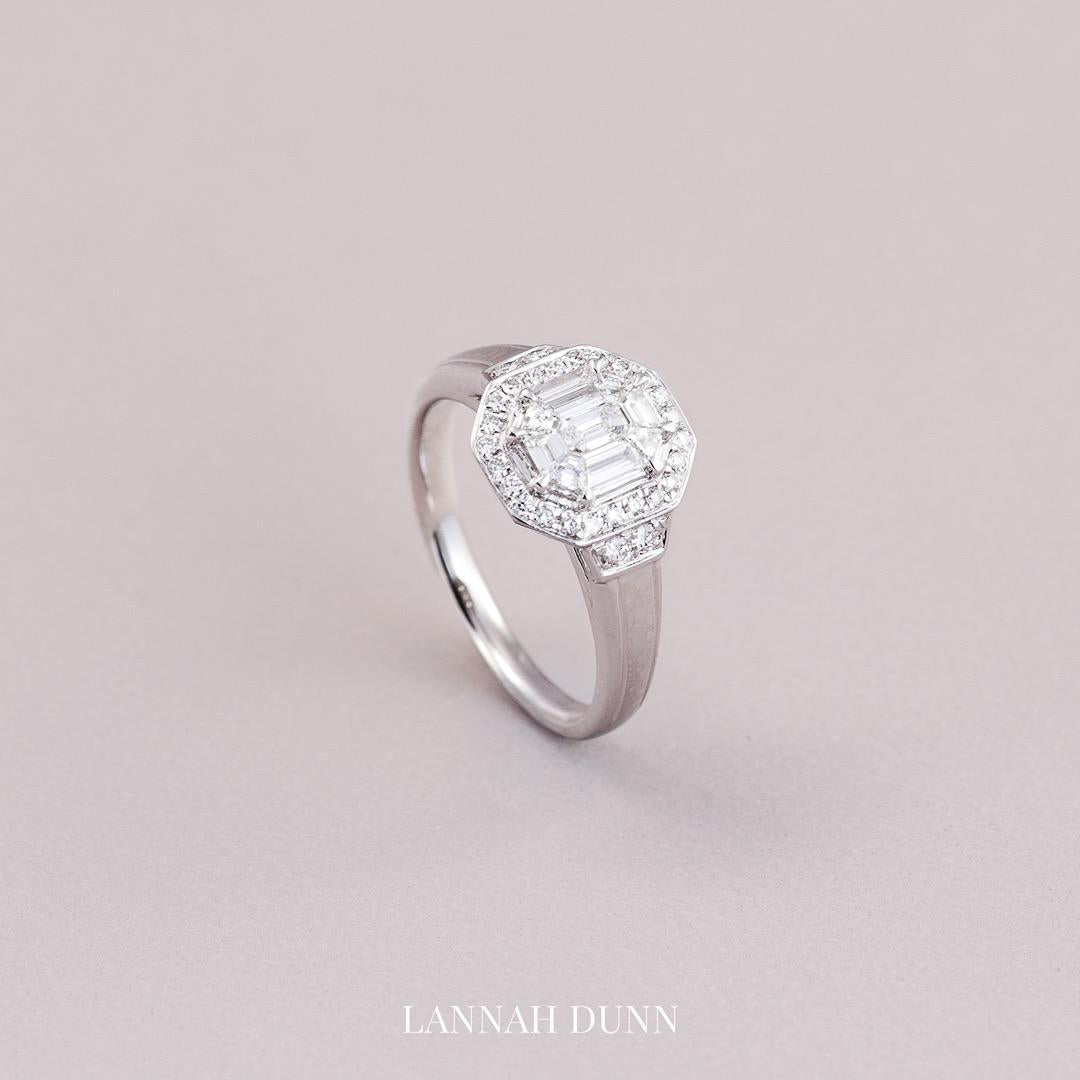 Art Deco style dress ring