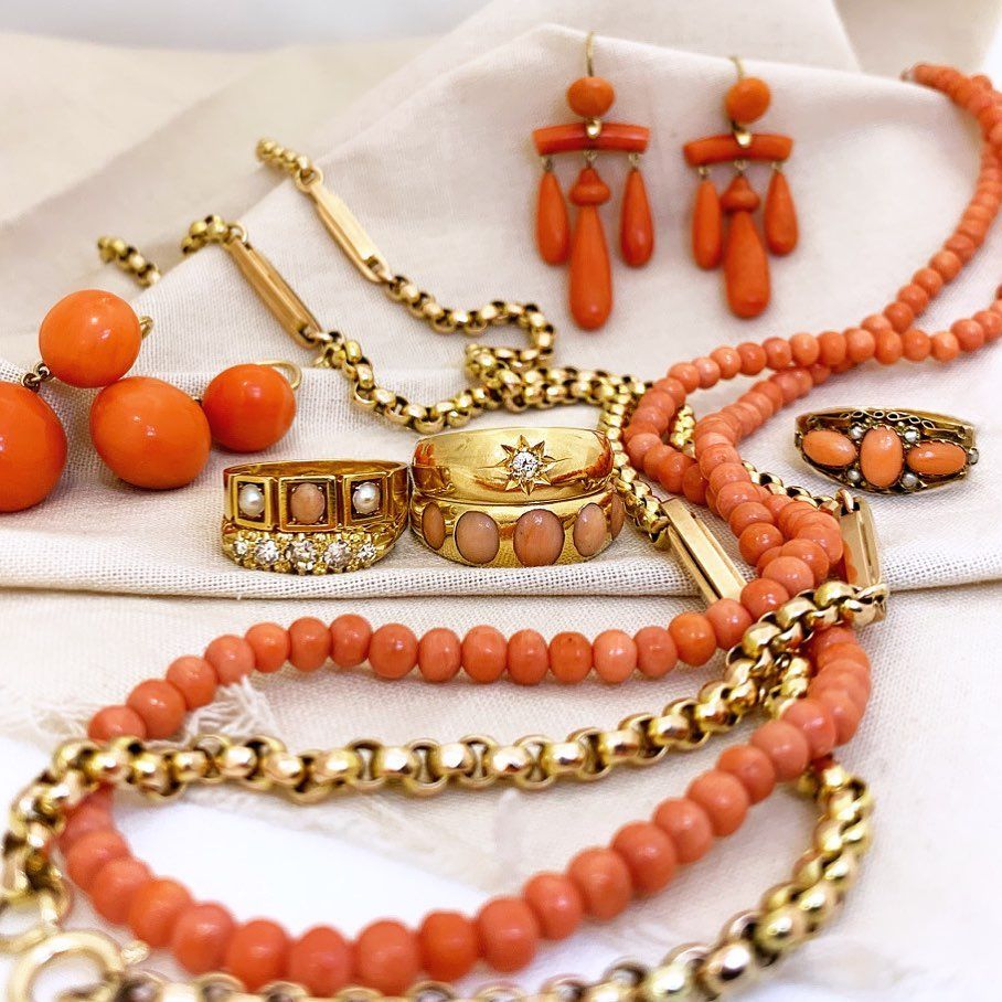 Antique Coral Adornment