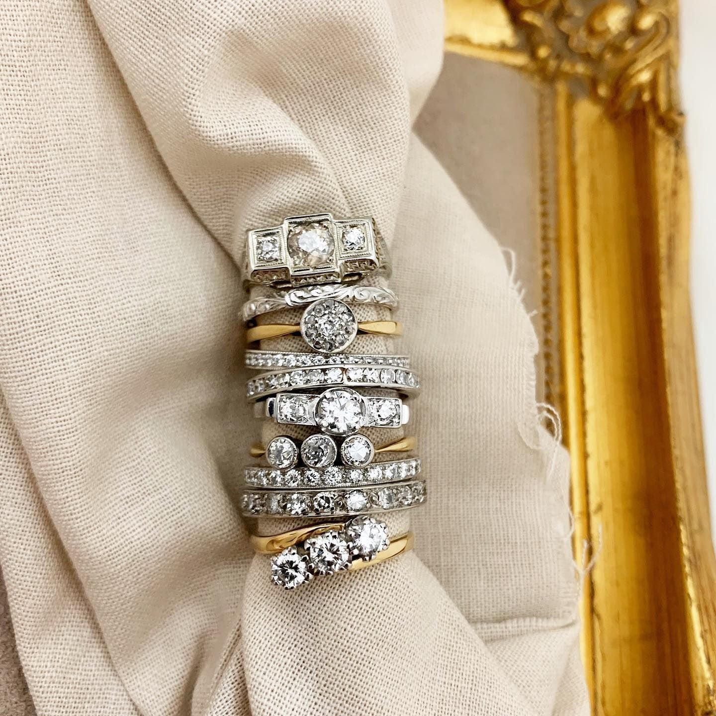 Diamond Ring Stack 'Essentials'