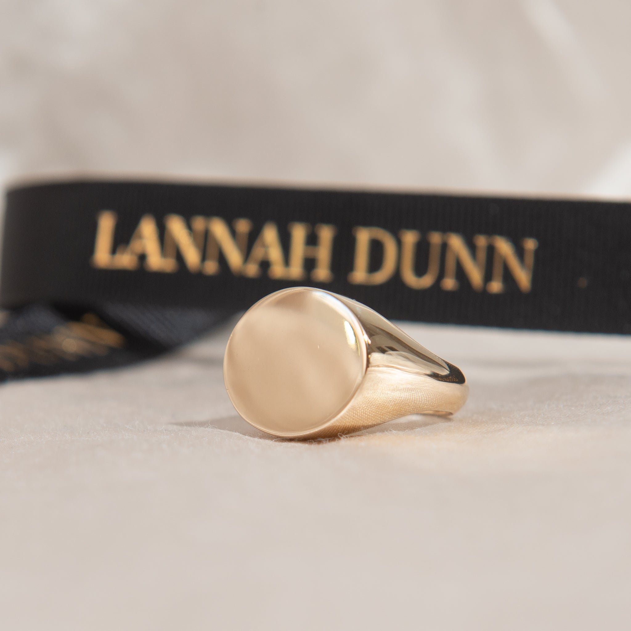 LD Gent's Manhattan Signet Monogram Ring