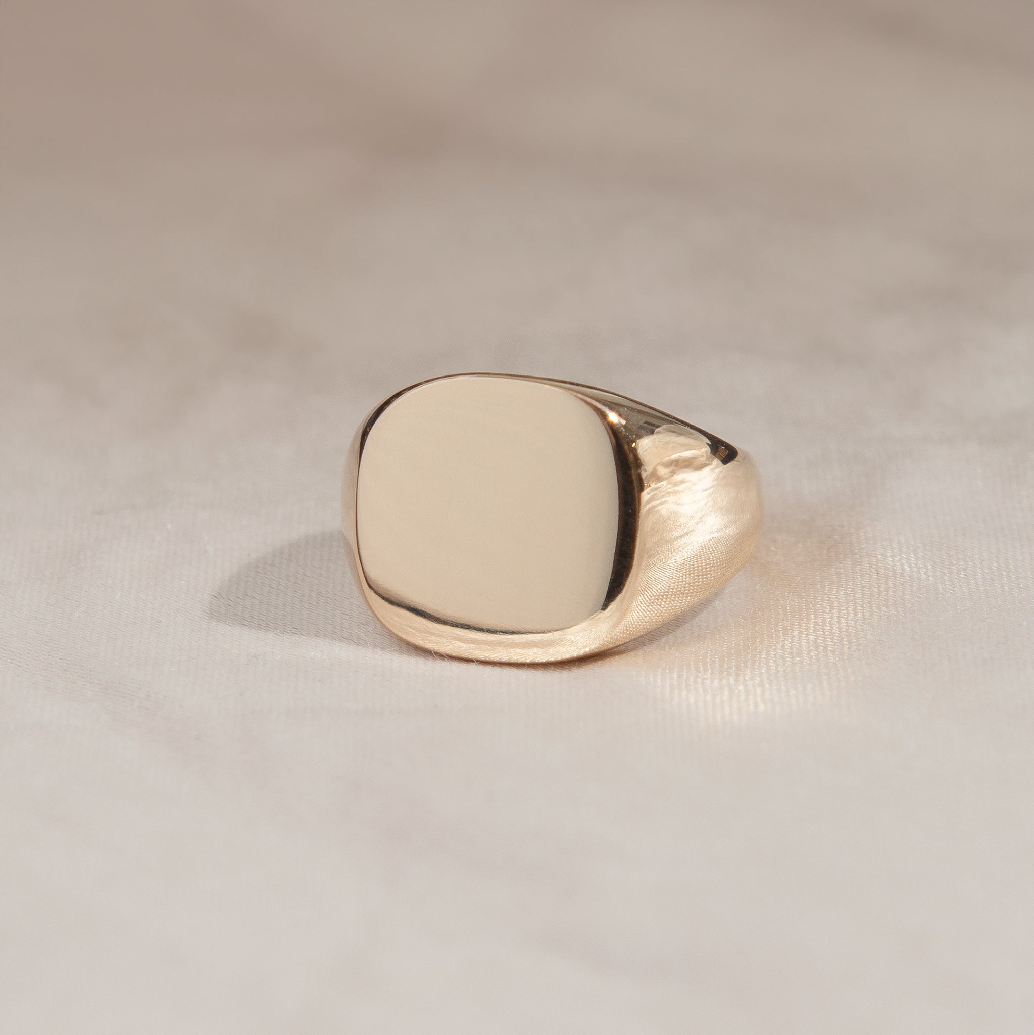 LD Gent's Checkmate Signet Monogram Ring
