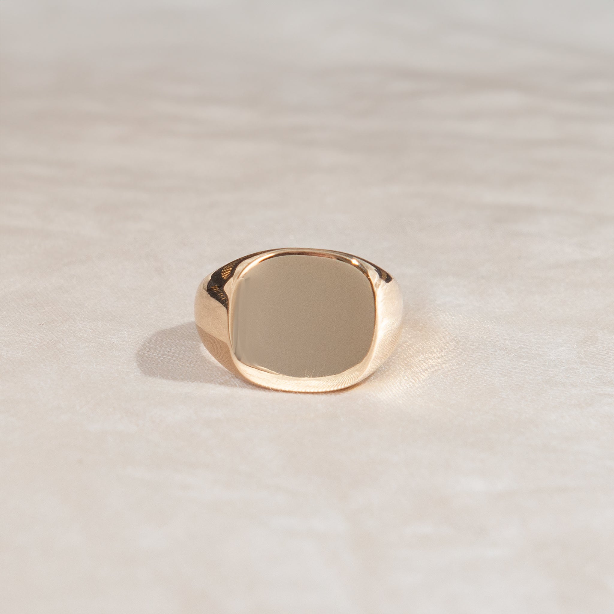 LD Gent's Checkmate Signet Monogram Ring