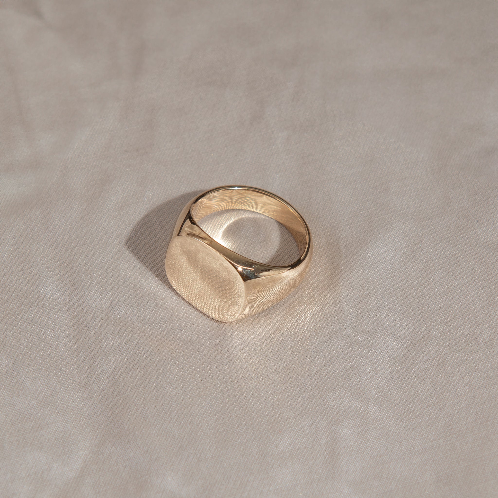 LD Gent's Checkmate Signet Monogram Ring