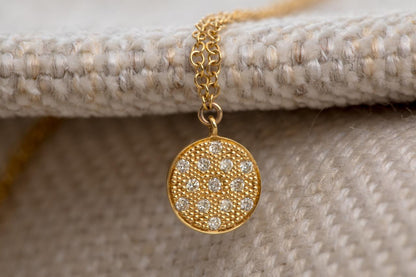 Stardust, Large in yellow gold