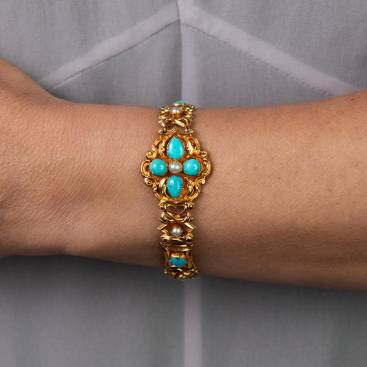 Turquoise & Pearl bracelet Turquoise & Pearl bracelet