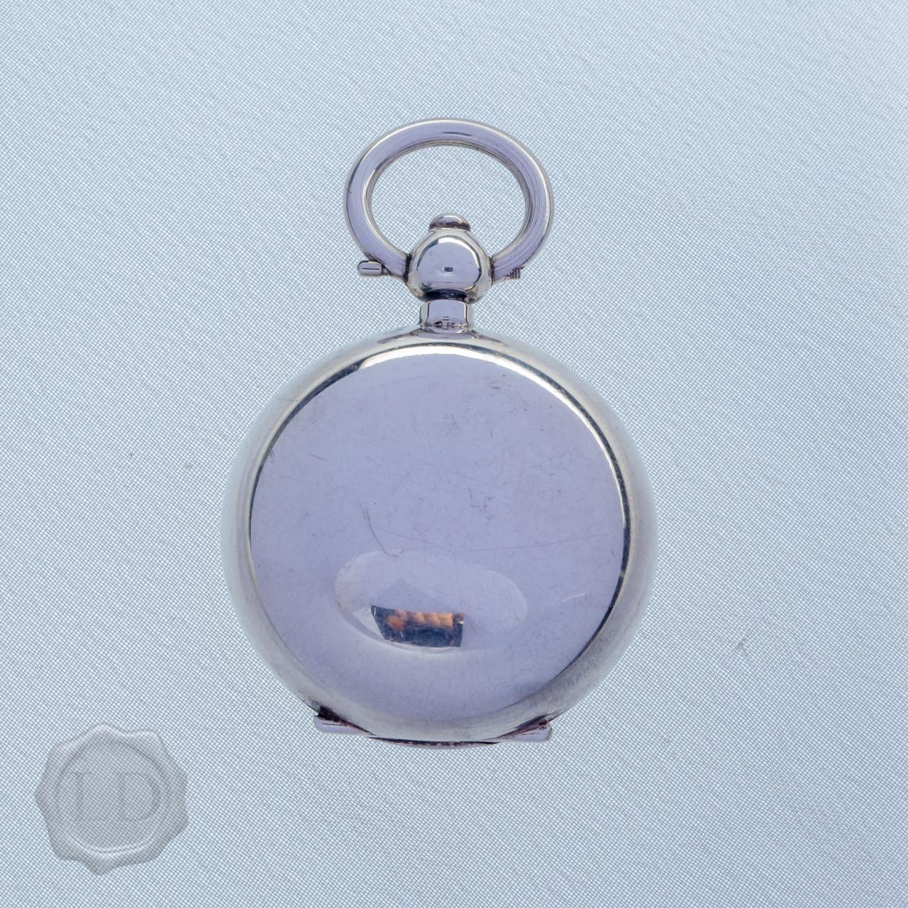 Antique silver sovereign case