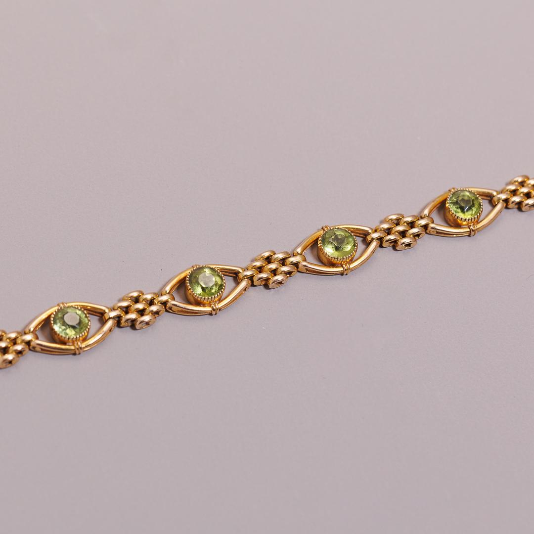 15ct gold Antique English Peridot