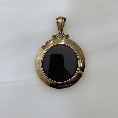 Hallmarked antique open locket