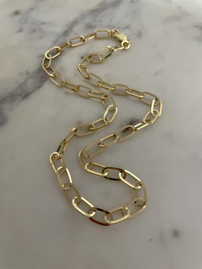 Fancy moderne gold 45cm necklace