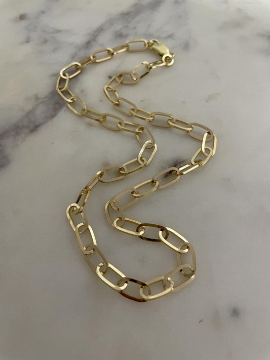 Fancy moderne gold 45cm necklace Fancy moderne gold 45cm necklace