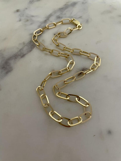 Fancy moderne gold 45cm necklace