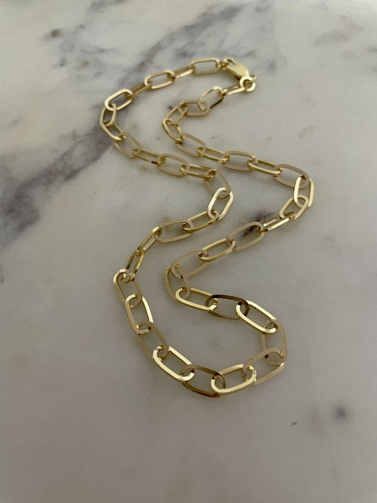 Fancy moderne gold 45cm necklace Fancy moderne gold 45cm necklace