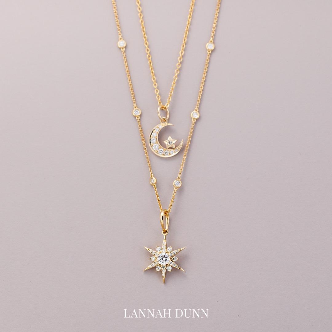 LD High carat Lucette diamond star pendant