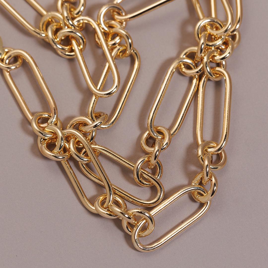LD Stirrup 3 necklace, 43cm