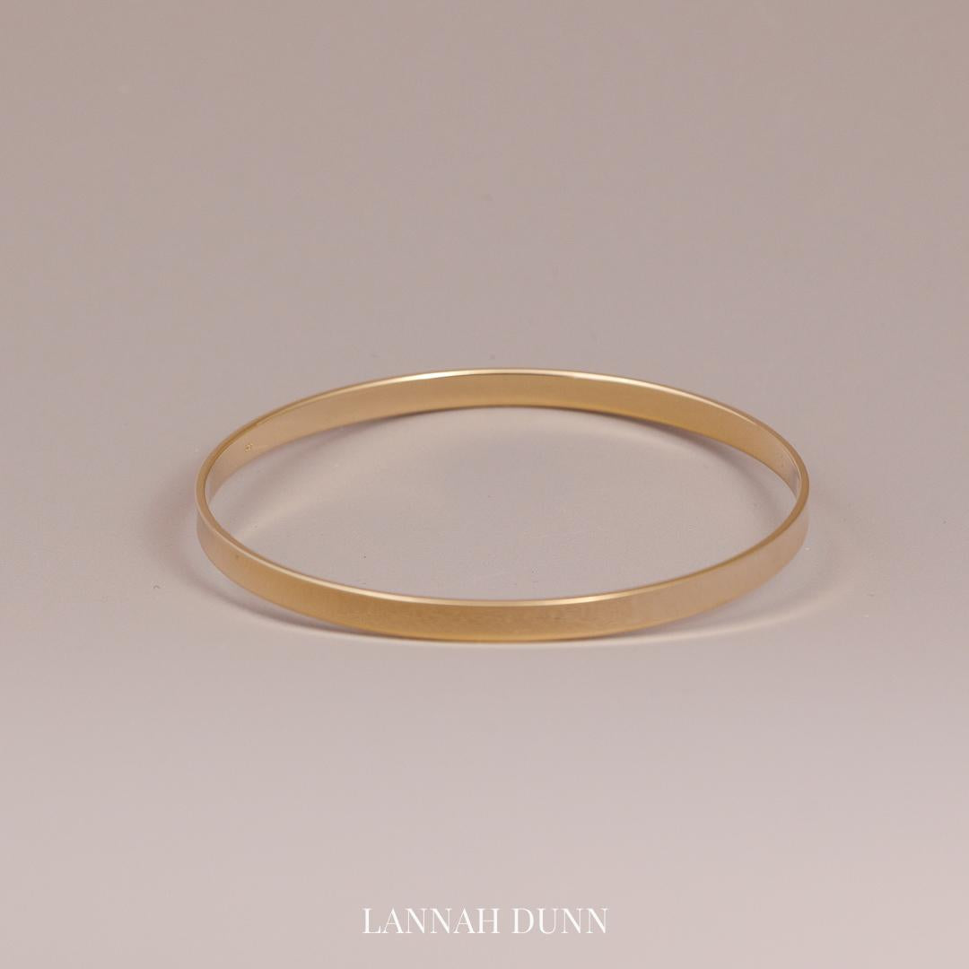 LD Scoop solid 9ct yellow gold, round